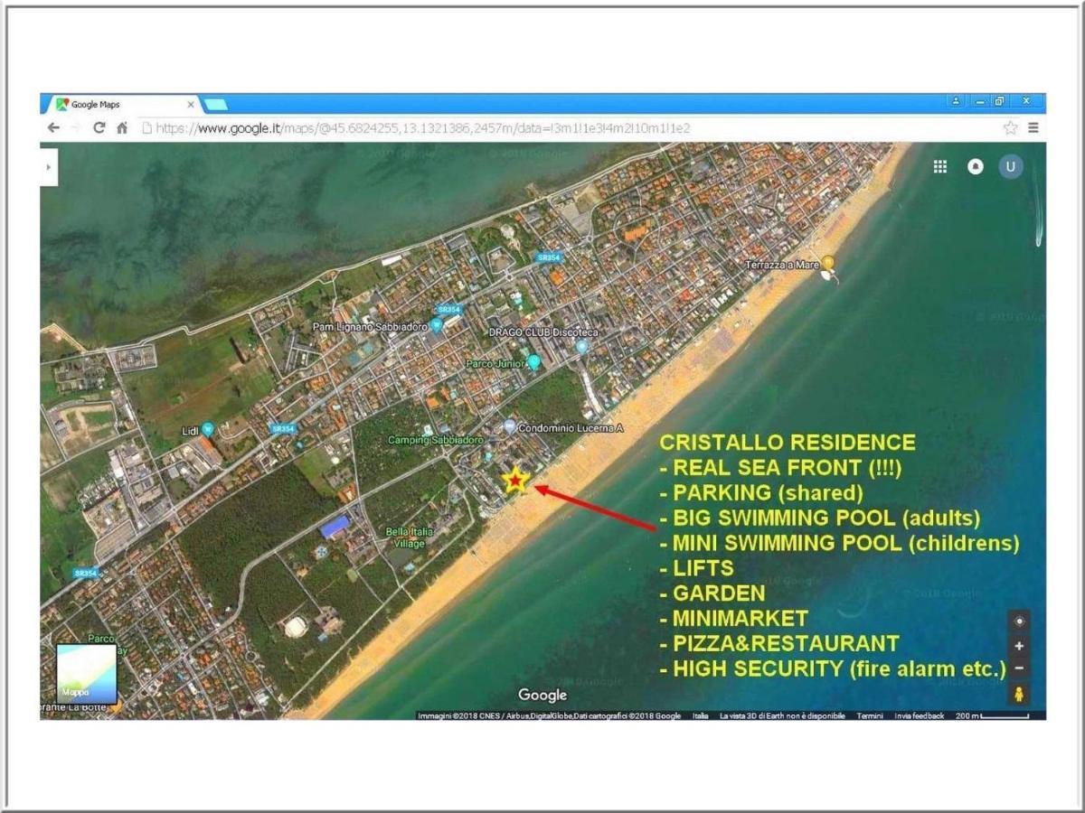 Cristallo Residence Lignano Sabbiadoro Bagian luar foto